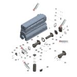 3069079 Cummins Lubricating oil cooler cover cqhongx diagram