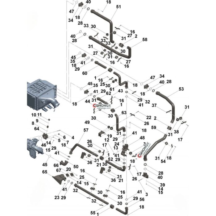 3201583 Cummins Threaded Plug cqhongx sketch