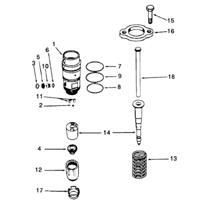 207244 Cummins Injector Seal cqhongx diagram