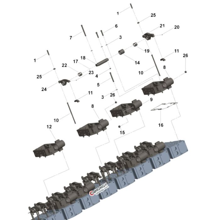 207344 Cummins Bushing cqhongx diagram