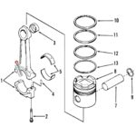 214950 Cummins Connecting Rod Bearing cqhongx diagram