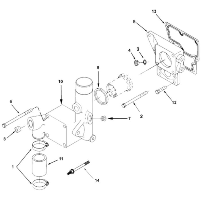 3037536 Cummins Threaded Plug cqhongx diagram