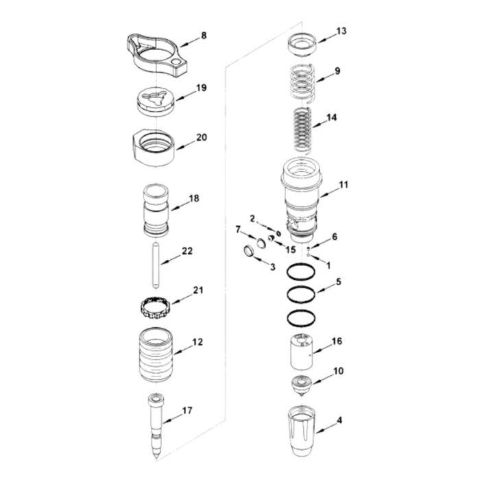 3042430 Cummins Injector Cup Retainer cqhongx diagram