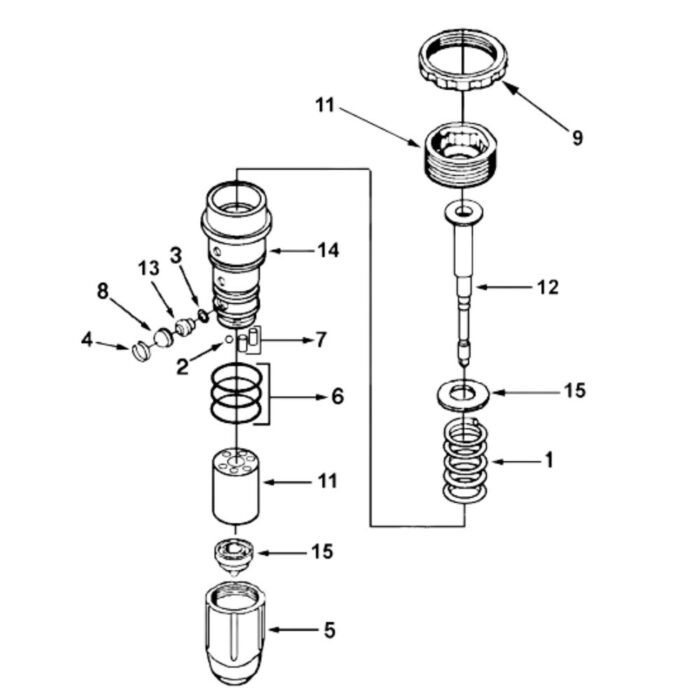 3047963 Cummins Barrel And Plunger cqhongx diagram