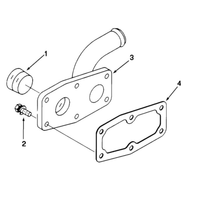 3051035 Cummins Water Outlet Connection cqhongx diagram