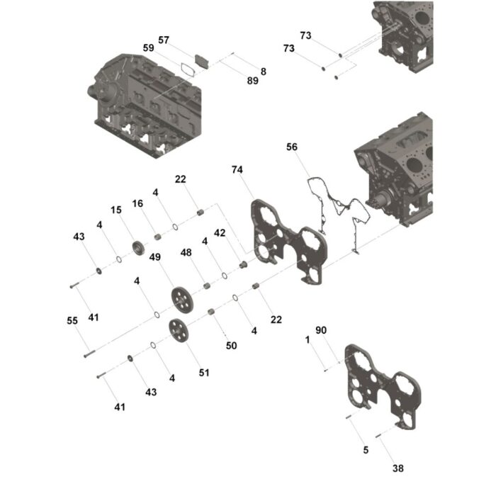 3628452 Cummins Fracture Resistant Screw cqhongx diagram