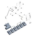 3635861 5373059 Cummins Fuel Plumbing Bracket cqhongx drawing