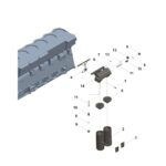 4910285 Cummins Lubricating Oil Filter Assembly cqhongx drawing