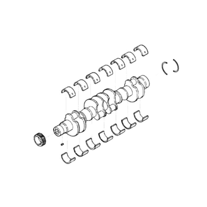 4953165 4953319 Cummins Crankshaft Gear cqhongx diagram