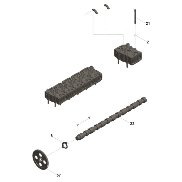 4953348 Cummins Camshaft Gear cqhongx diagram