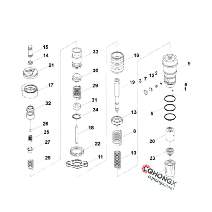 Cummins 3279821 Injector Stop Screw