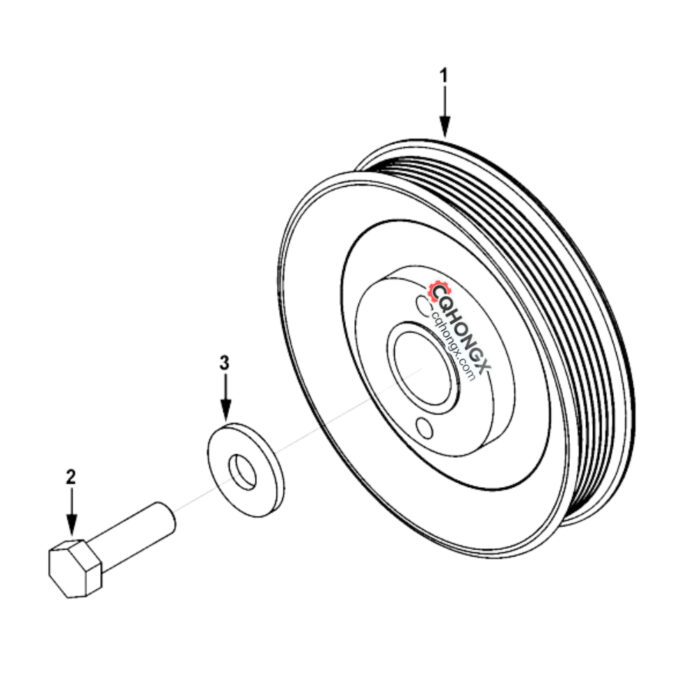 Cummins 3883324 Accessory Drive Pulley